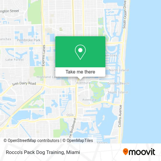 Rocco's Pack Dog Training map