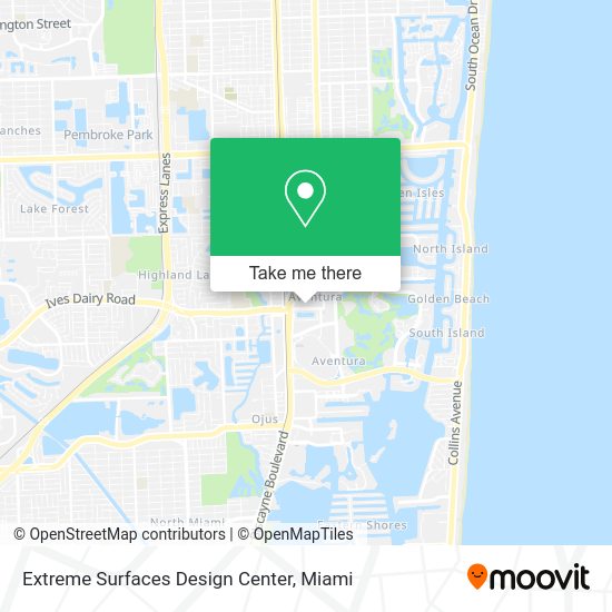Extreme Surfaces Design Center map