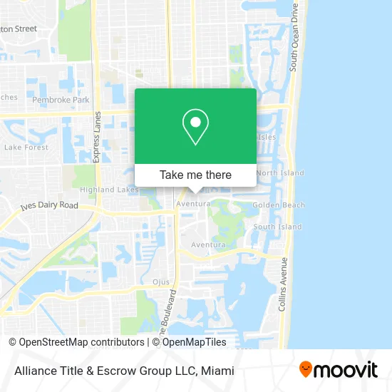Mapa de Alliance Title & Escrow Group LLC