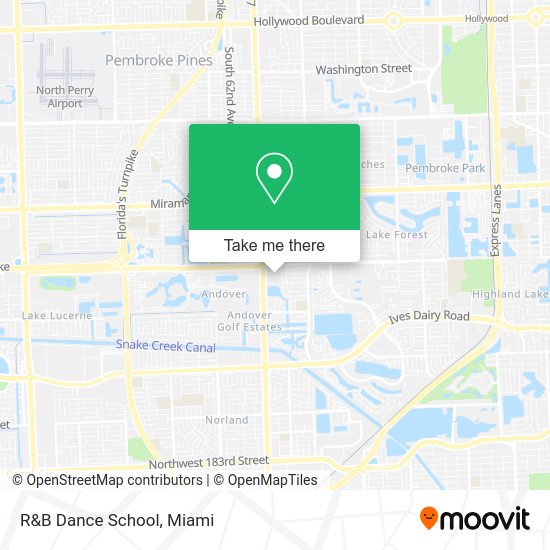 Mapa de R&B Dance School