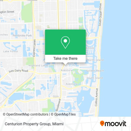 Mapa de Centurion Property Group
