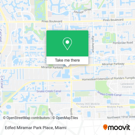 Mapa de Edfed Miramar Park Place