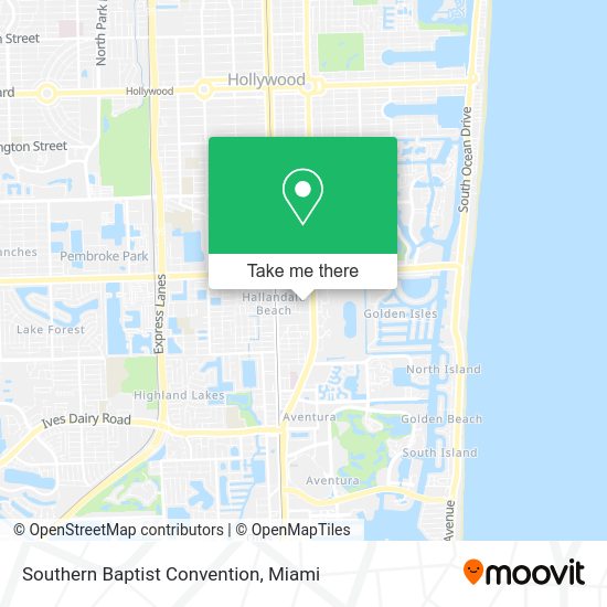 Southern Baptist Convention map