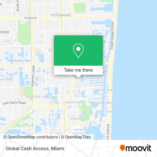 Mapa de Global Cash Access