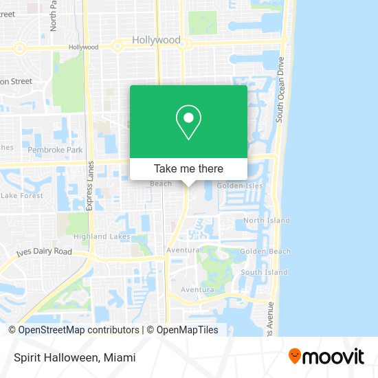 Mapa de Spirit Halloween
