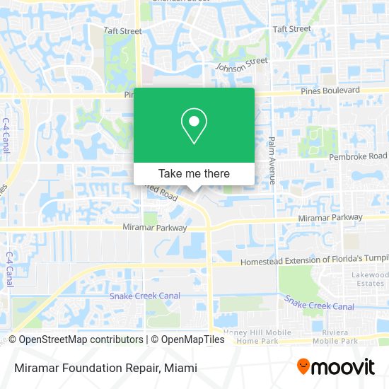 Miramar Foundation Repair map