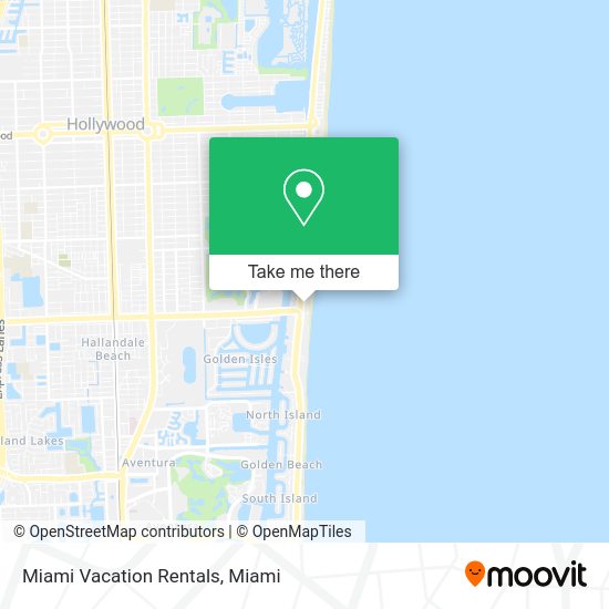 Miami Vacation Rentals map