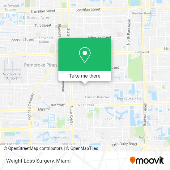Weight Loss Surgery map