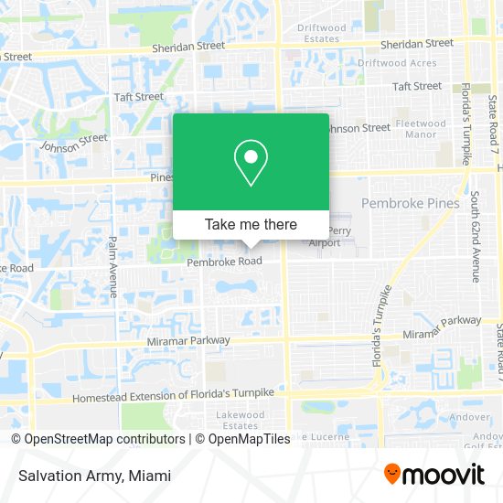 Mapa de Salvation Army
