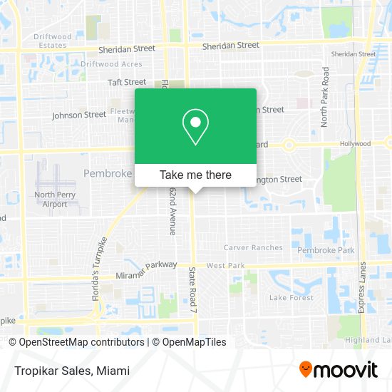 Mapa de Tropikar Sales