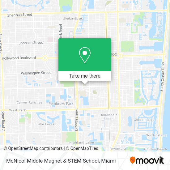 McNicol Middle Magnet & STEM School map