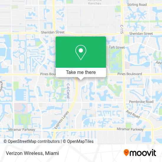 Verizon Wireless map