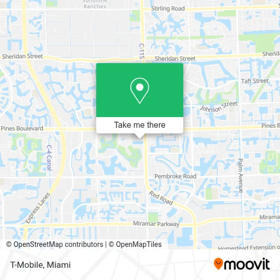 T-Mobile map