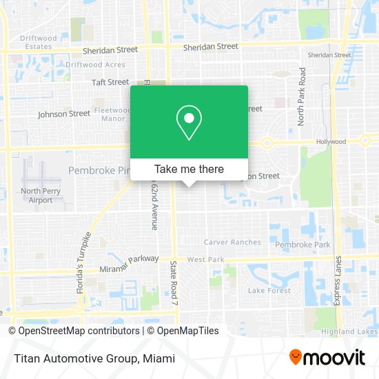 Titan Automotive Group map