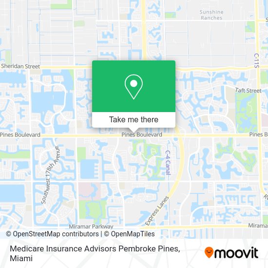 Medicare Insurance Advisors Pembroke Pines map