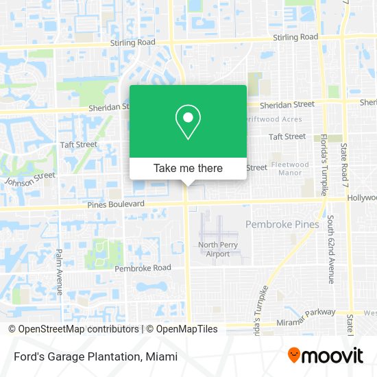 Ford's Garage Plantation map