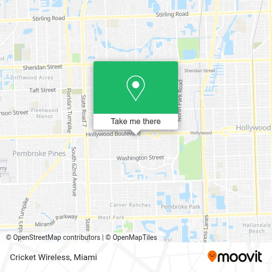 Cricket Wireless map