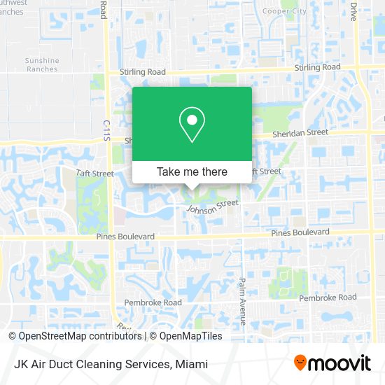 JK Air Duct Cleaning Services map