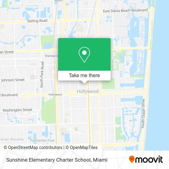 Sunshine Elementary Charter School map