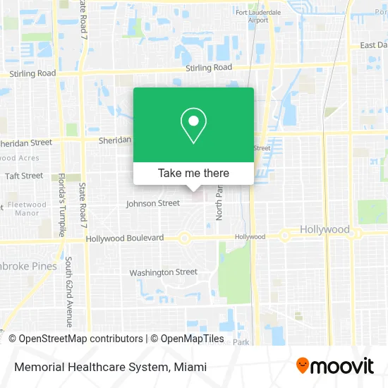 Memorial Healthcare System map