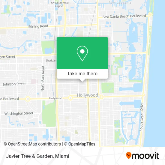 Javier Tree & Garden map