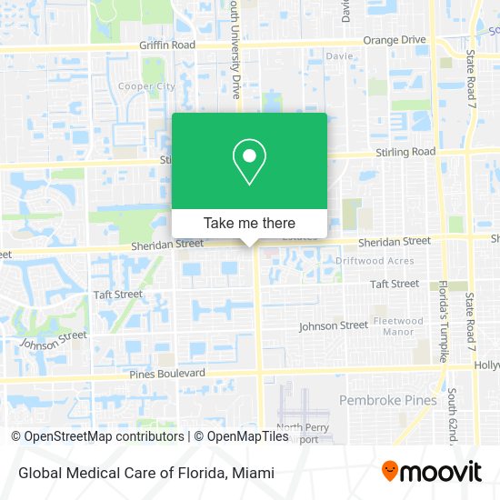 Global Medical Care of Florida map