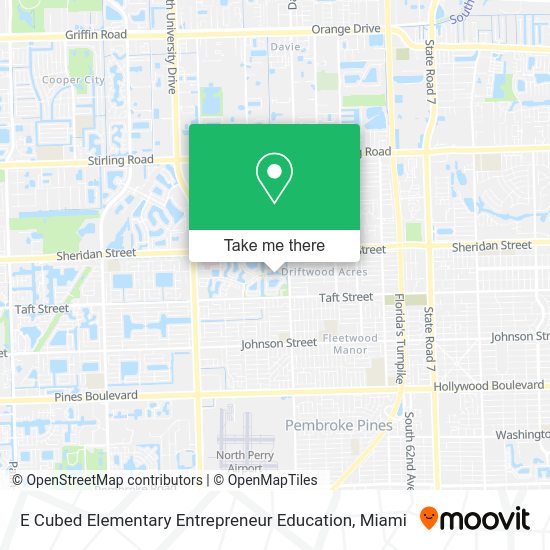 Mapa de E Cubed Elementary Entrepreneur Education