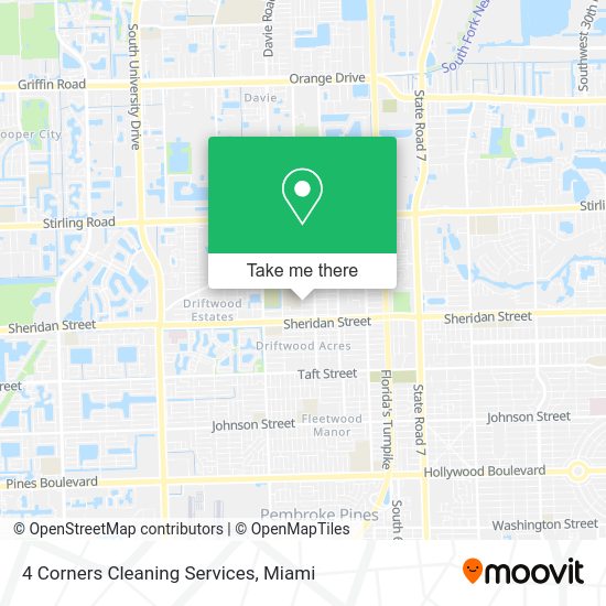 4 Corners Cleaning Services map