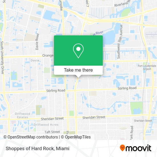 Mapa de Shoppes of Hard Rock