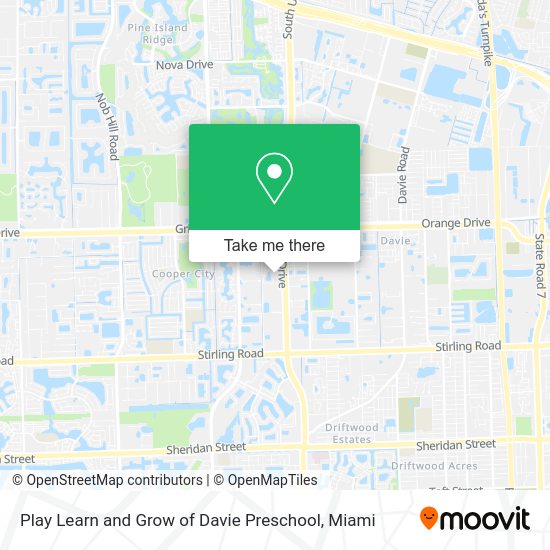 Play Learn and Grow of Davie Preschool map
