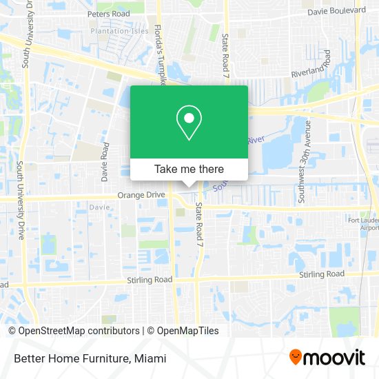 Mapa de Better Home Furniture