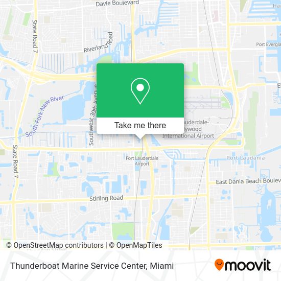 Mapa de Thunderboat Marine Service Center