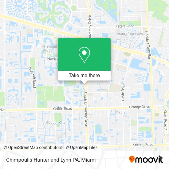 Mapa de Chimpoulis Hunter and Lynn PA