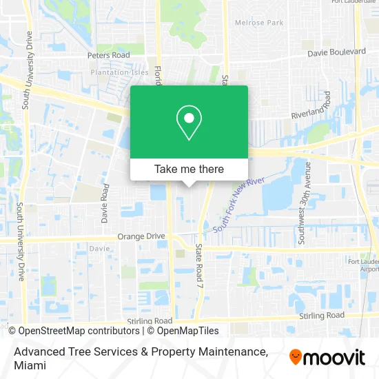 Advanced Tree Services & Property Maintenance map