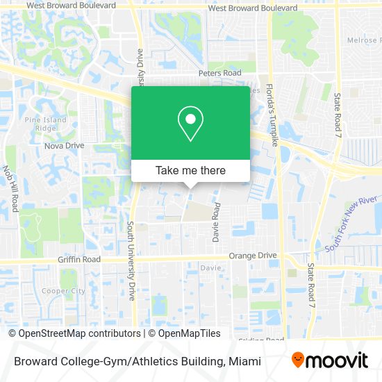 Broward College-Gym / Athletics Building map