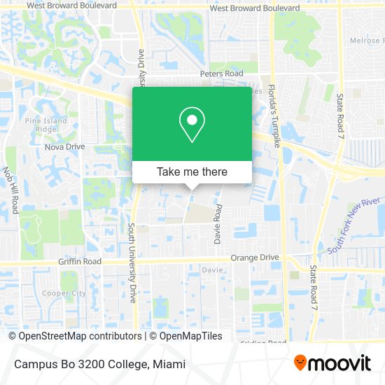 Campus Bo 3200 College map