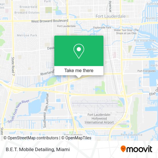 B.E.T. Mobile Detailing map