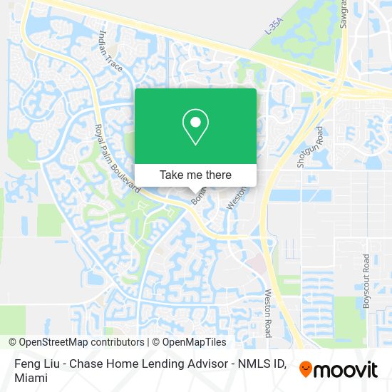 Feng Liu - Chase Home Lending Advisor - NMLS ID map