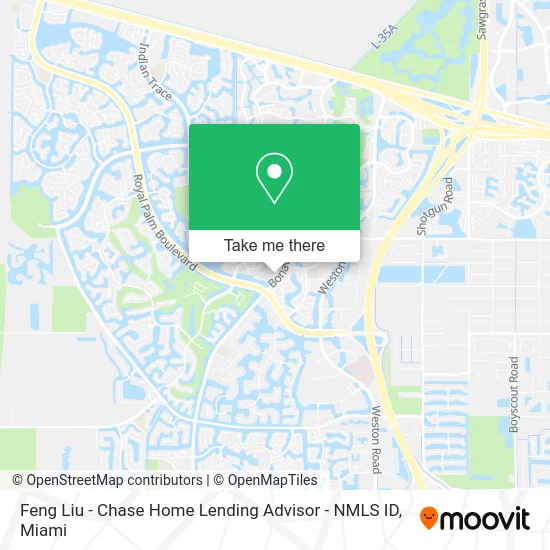 Feng Liu - Chase Home Lending Advisor - NMLS ID map