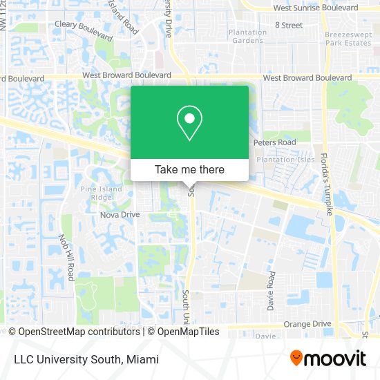 Mapa de LLC University South