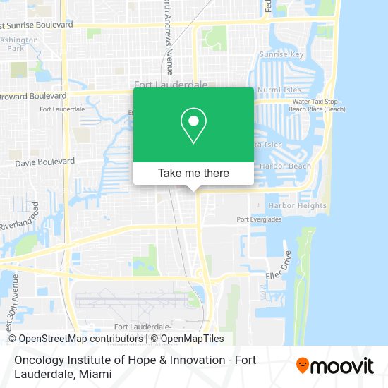 Mapa de Oncology Institute of Hope & Innovation - Fort Lauderdale