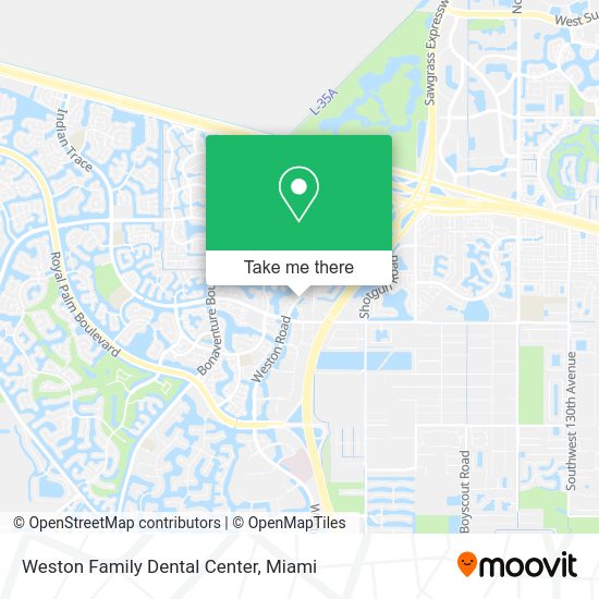 Weston Family Dental Center map
