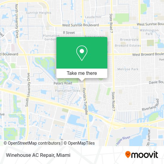 Mapa de Winehouse AC Repair