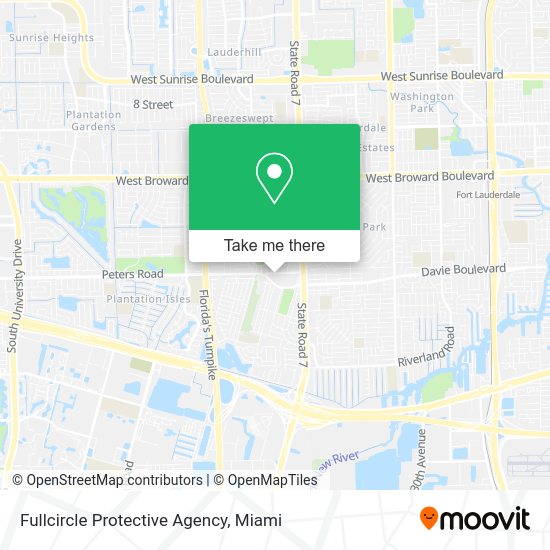 Mapa de Fullcircle Protective Agency