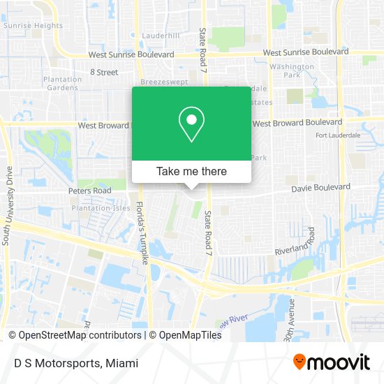 Mapa de D S Motorsports