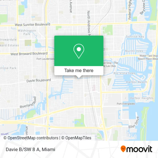 Davie B/SW 8 A map