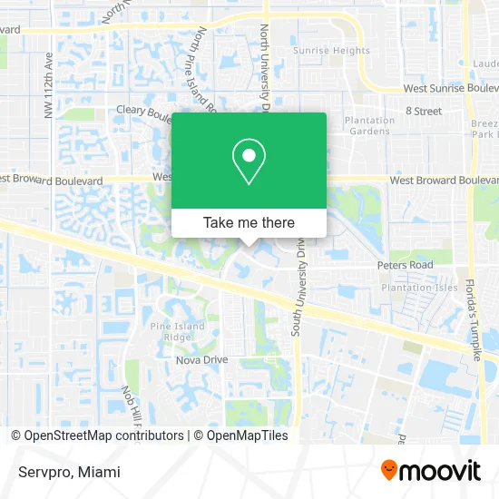 Servpro map