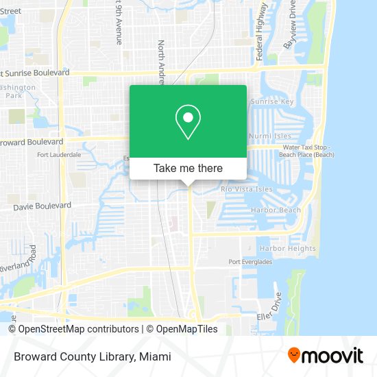 Broward County Library map