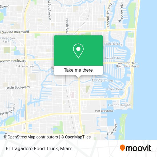 El Tragadero Food Truck map
