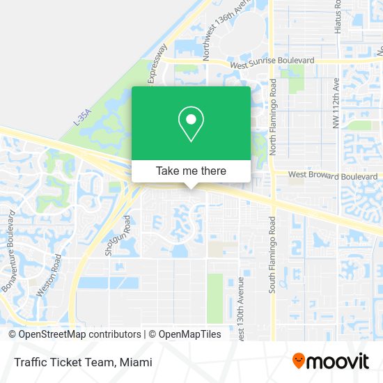Mapa de Traffic Ticket Team